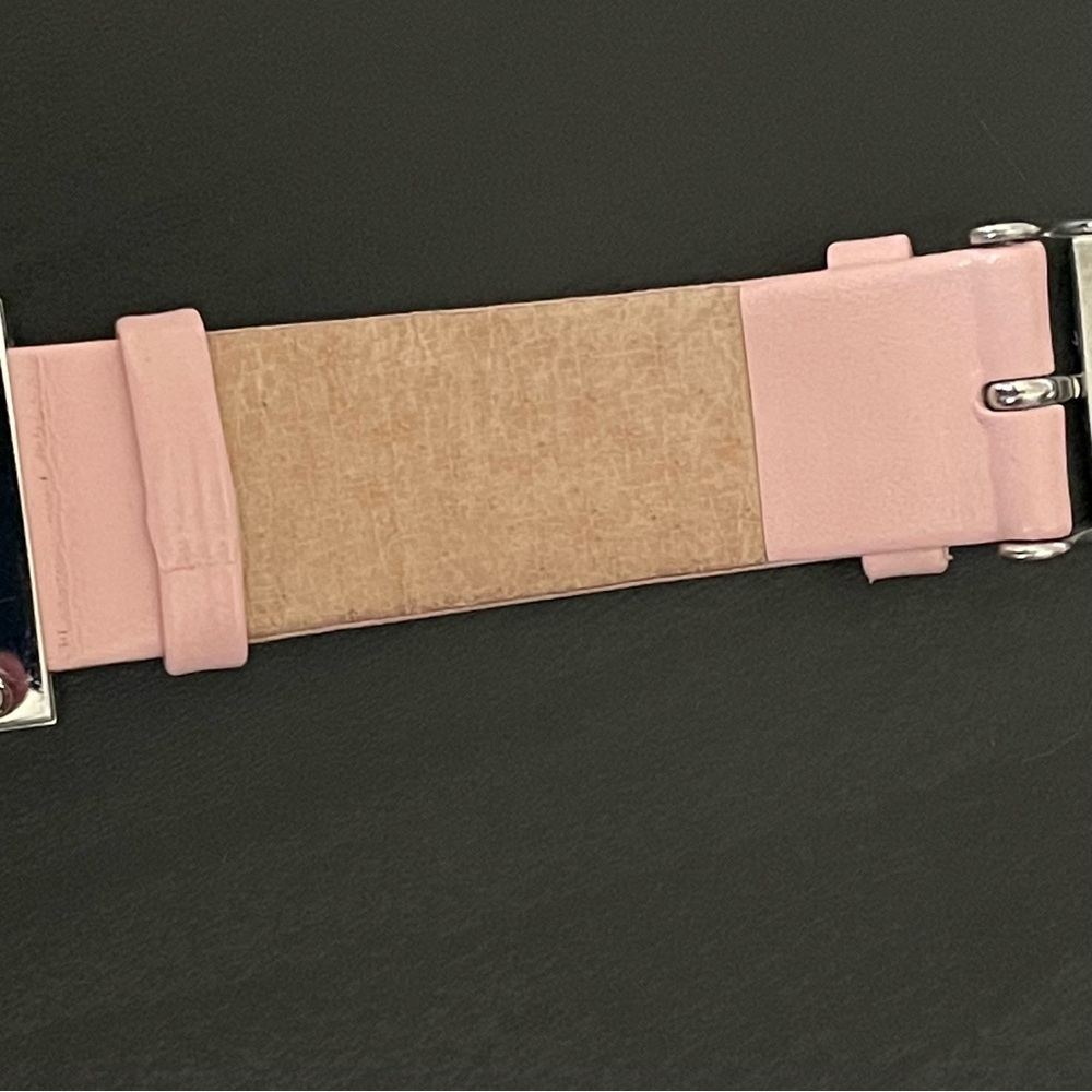 Swarovski Women's Watch Crystal Accents Light Pink Strap Vintage - Picture 12 of 14